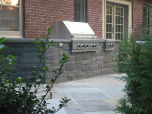 Stone Clad outdoor kitchen